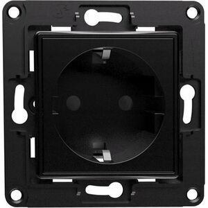 Shelly Shelly wall socket EU (black, flush-mounted)