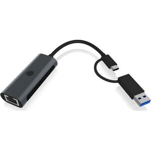 Adapter AV Icy Box Adapter IcyBox USB3.2 Gen1 Type-A, Type-C 2.5GB Ethernet LAN retail