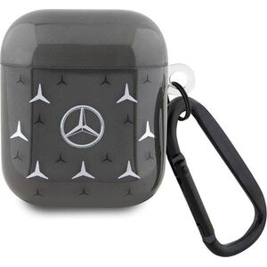 Mercedes Mercedes Large Star Pattern - Etui AirPods 1/2 gen (czarny)