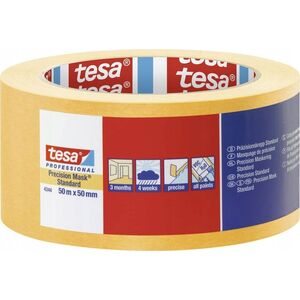 Tesa Tesa Masking Tape 50m x 50mm Stand.Prec. yellow 04344