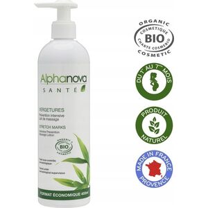 Alphanova Sante Alphanova Sante, Mleczko przeciw rozstępom, buteleczka z pompką, 400ml
