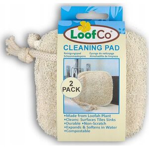 LoofCo LoofCo, Naturalna gąbka do sprzątania, 2-pack
