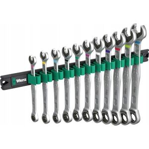 Zestaw narzędzi Wera Wera 9630 magnetic strip 6000 Joker 1, 11 pieces, wrench (combination ratchet wrench with holding function)