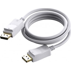 Kabel Vision VISION Professional installationstaugliches DisplayPort-Kabel - 30 JAHRE GARANTIE - Version 1.2 4K - Gold-Steckverbinder - unterstutzt 1 Mbit/s bidirektionales AUX-Kanal und Hotplug - DP (M) zu DP (M) - Aussendurchmesser 7,3 mm - 28 AWG - 2 m