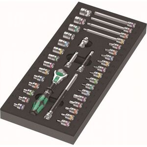 Wera WKŁADKA PIANKOWA ZYKLOP 1/4'' 8000 A, SET 1, 37CZ. (1 KPL)