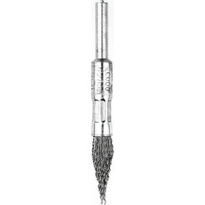 UN SZCZOTKA PĘDZELKOWA STOŻKOWA DRUT STALOWY TRZPIEŃ 6MM,FI10MM (1 SZT)