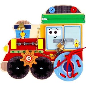Barbo Toys Tablica Manipulacyjna, Edukacyjna, Pociąg