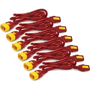 Kabel zasilający APC APC AP8704S-WWX340 kabel zasilające Czerwony 1,22 m C13 panel C14 panel