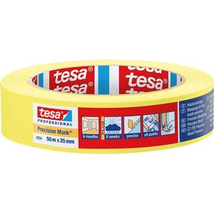 Tesa Taśma malarska precyz.extra cienka 0.09mm 50m:25mm,żół