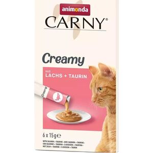 Animonda Animonda Carny Creamy Pasta dla Kota Łosoś Tauryna 6x15g