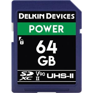 Karta Delkin Power 2000x SDXC 64 GB Class 10 UHS-II/U3 V90 (DDSDG200064G)