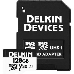 Karta Delkin Trail Cam Hyperspeed MicroSDXC 128 GB Class 10 UHS-I/U3 V30 (DDMSDAHS128GB)