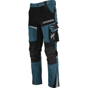 Lahti Pro Spodnie turkus.-czar. ze wstawk. ze stretchu, "2xl",ce,lahti
