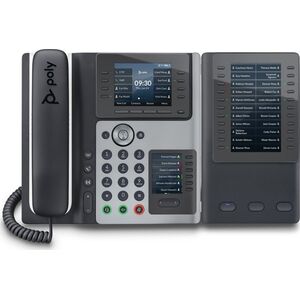 Telefon Triton POLY Edge E450 telefon VoIP Czarny 8 linii IPS Wi-Fi