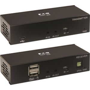 Eaton Eaton Tripp Lite Series DisplayPort to HDMI over Cat6 Extender Kit with KVM Support, 4K 60Hz, 4:4:4, USB, PoC, HDCP 2.2, up to 230 ft., TAA - Erweiterung fur Video/Audio - HDMI, DisplayPort - uber CAT 6 - bis zu 70 m - TAA-konform - fur P/N: B127A-