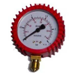 UN MANOMETR ACETYLEN 0-2.5 1/4'' (1 SZT)