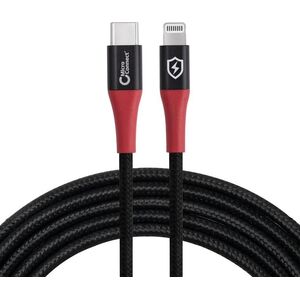 Kabel USB MicroConnect Lightning - USB-C 1.5 m Czarny (MC-CLIGHTNING-SC)