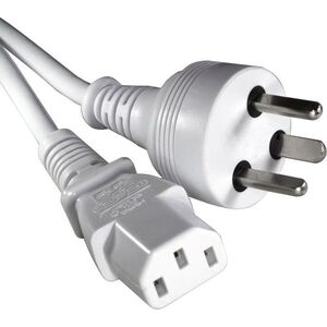 Kabel zasilający Roline ROLINE 30.08.9030 kabel zasilające Biały 6 m DK-EDB C13 panel