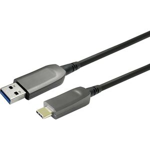Kabel USB VivoLink USB-C - USB-A 15 m Czarny (PROUSBCAMMOP15)