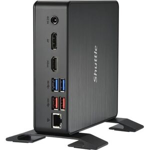 Komputer Shuttle Shuttle NC40U3 komputer typu barebone 0.84L sized PC Czarny i3-1215U Intel SoC