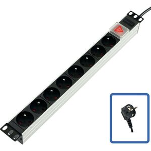 Lanview Lanview TUPS031 rozdzielacz zasilania PDU Czarny