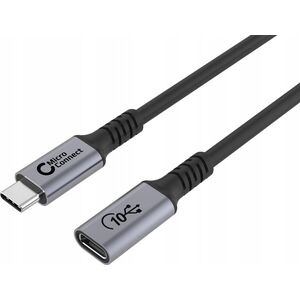 Kabel USB MicroConnect USB-C - USB-C 1 m Czarny (USB3.2CC1EX)