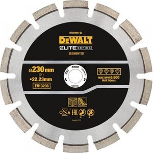 Dewalt TARCZA DIAMENTOWA ELITE ASFALT/BETON 230MM (1 SZT)