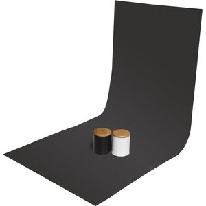 GlareOne GlareOne tło PVC 60x130cm - czarne, lustrzane