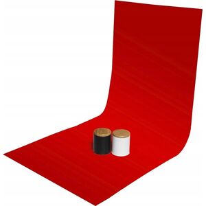 GlareOne GlareOne tło PVC 60x130cm - czerwone
