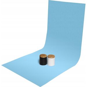 GlareOne GlareOne tło PVC 60x130cm - niebieskie