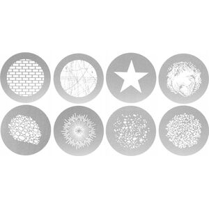 GlareOne GlareOne Spotlight Gobo Set 3 - zestaw masek