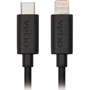 Kabel USB Veho Lightning - USB-C 0.2 m Czarny (VCL-004-MFI-C-20CM)