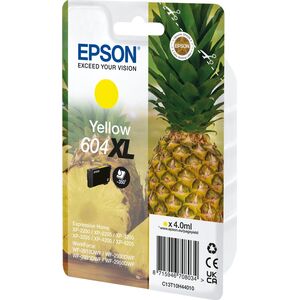Tusz Epson Epson 604XL Singlepack - 4 ml - XL - Gelb - original - Blister mit RF- / akustischem Alarmsignal - Tintenpatrone - fur Expression Home XP-2200, 2205, 3200, 3205, 4200, 4205, WorkForce WF-2910, 2930, 2935, 2950