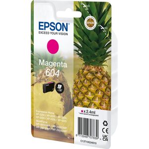 Tusz Epson Epson 604 - 2.4 ml - Magenta - original - Blister mit RF- / akustischem Alarmsignal - Tintenpatrone - fur Expression Home XP-2200, 2205, 3200, 3205, 4200, 4205, WorkForce WF-2910, 2930, 2935, 2950