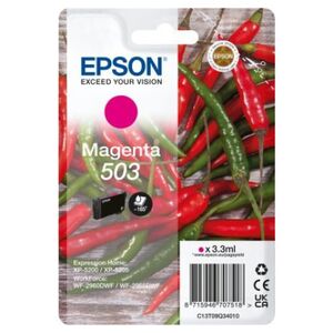Tusz Epson Epson 503 - 3.3 ml - Magenta - original - Blister mit RF- / akustischem Alarmsignal - Tintenpatrone - fur Expression Home XP-5200, XP-5205, WorkForce WF-2960DWF, WF-2965DWF