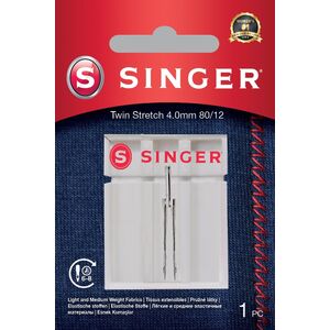 Singer Singer | Twin Stretch Needle, Decorative, 4.0 80/12 1PK