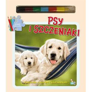 MD Creative Książeczka z puzzlami Psy i szczeniaki