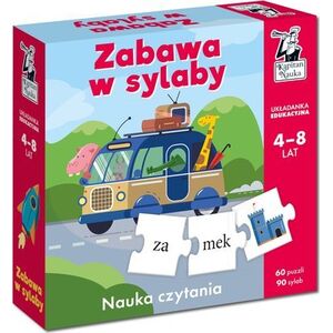Edgard Zabawa w sylaby. Układanka edukacyjna 4-8 lat