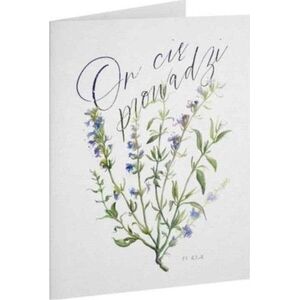 Szaron Kartka Dobro - ON - On cię prowadzi - hizop