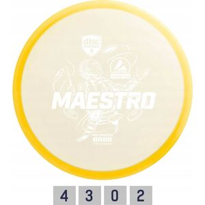 Discmania Diskgolfo diskas Midrange Driver MAESTRO Active Premium Geltona