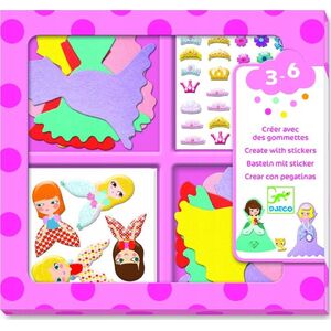 Djeco Djeco Kurkite su lipdukais - Myliu princeses