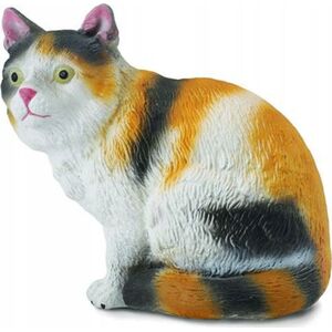 Figurka Collecta KOT DOMOWY SIEDZĄCY KOLOROWY - CollectA - 88490 - S