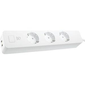 Deltaco Ilgiklis DELTACO SMART HOME 3xCEE 7/4, USB-A 2A, baltas / SH-P03USB2