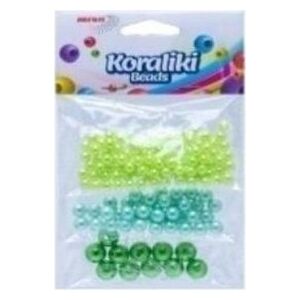 Dekoracja świąteczna BREWIS Koraliki do nawlekania 3 kolory 12g