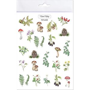 Mama Maluje Tatuaże zmywalne Leśne botaniczne