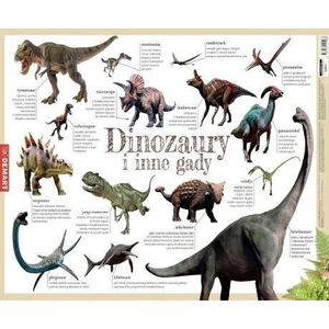 Demart Podkładka na biurko dinozaury i inne gady