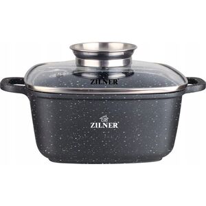 Zilner GARNEK z POWŁOKĄ MARMUROWĄ 5.4L 26cm BRYTFANNA ZILNER ZL- 9011
