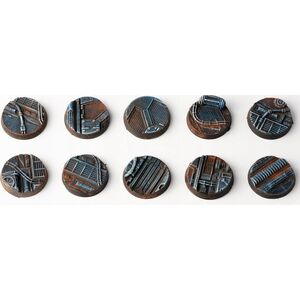 Gamers Grass Gamers Grass: Bases Round - Spaceship Corridor 25 mm (10 szt.)