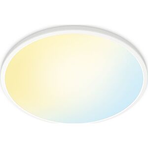 Lampa sufitowa Signify WiZ SuperSlim Deckenleuchte Tunable White 2450lm Weiß