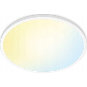 Lampa sufitowa Signify WiZ SuperSlim Deckenleuchte Tunable White 3800lm Weiß